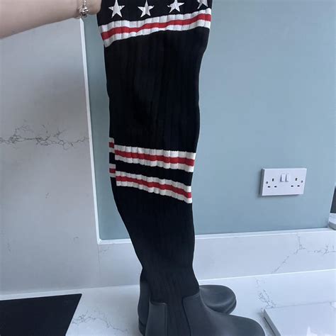 Givenchy thigh high sock boots